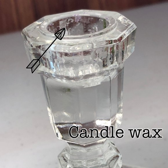 📦🎉MOVING SALE! Crystal Cut Candle Sticks - Picture 13 of 13